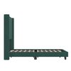 Flash Furniture Emerald Velvet Full Platform Bed with Headboard YK-1079-GR-F-GG